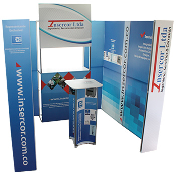 Stand 2x2 backwall y counter