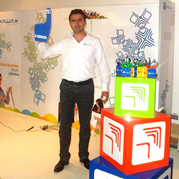 Stand 2x2 backwall y counter