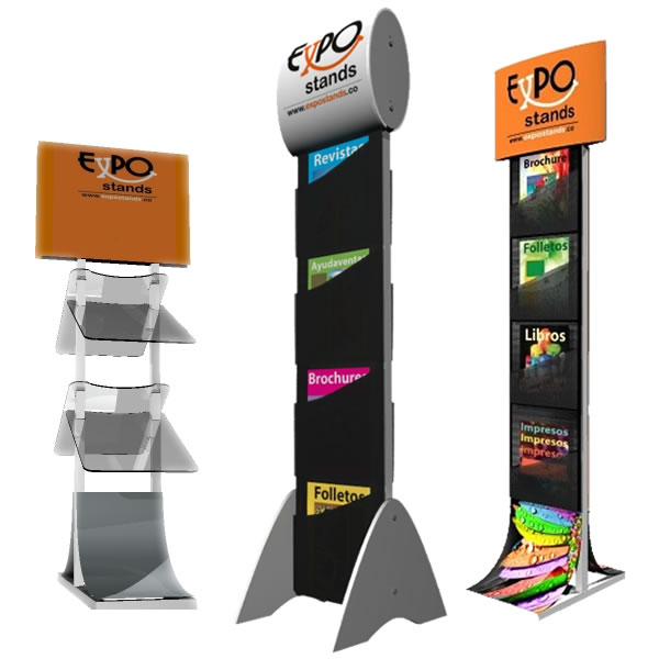 Porta brochures - porta impresos - porta libros - porta revistas
